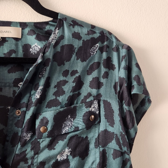 Gerard Deral Cheetah Print Cargo Dress size 4 - Picture 5 of 7